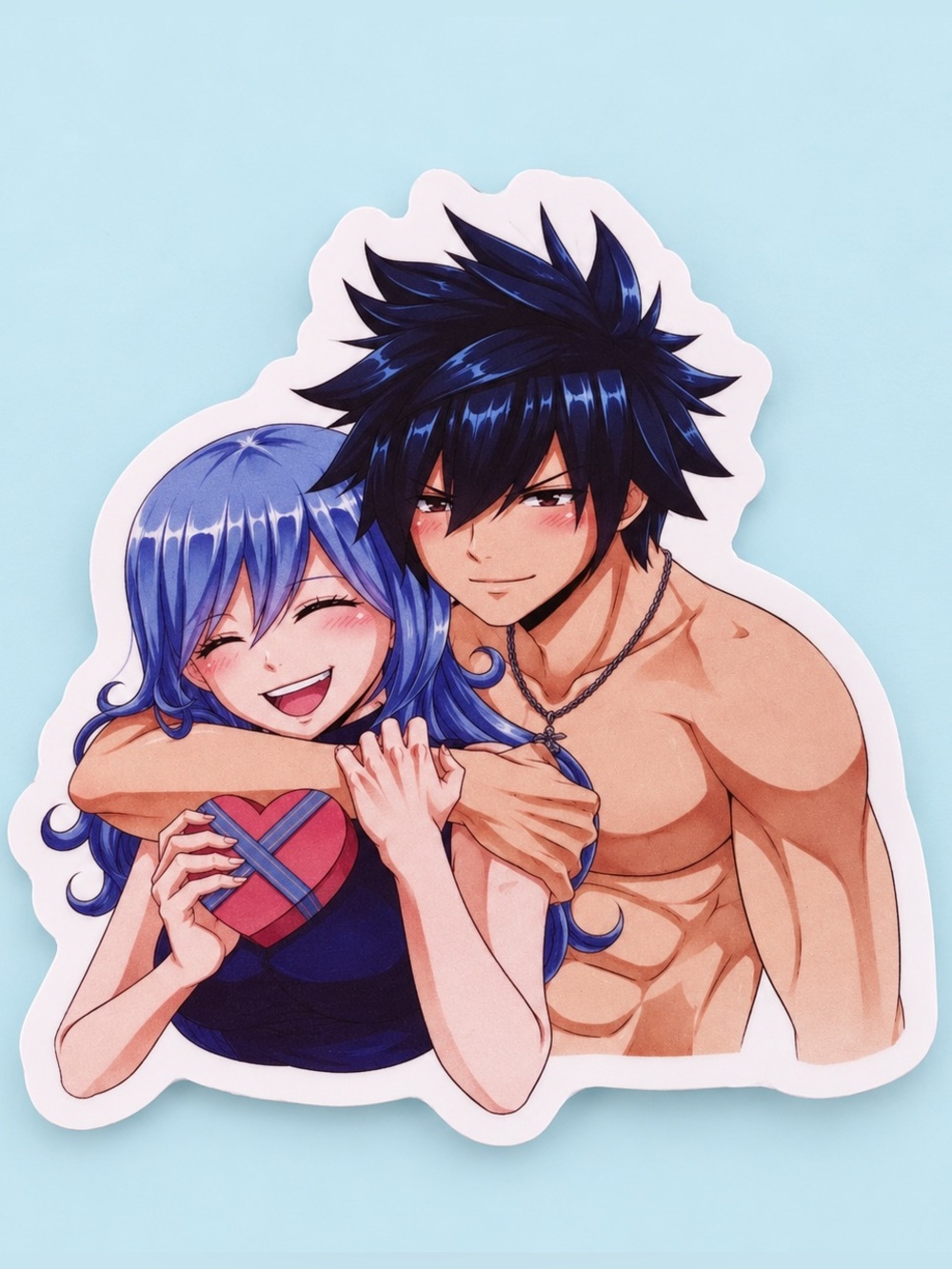 Gray Fullbuster & Juvia Lockser | Fairy Tail | Anime Vinyl Sticker | 5/$10